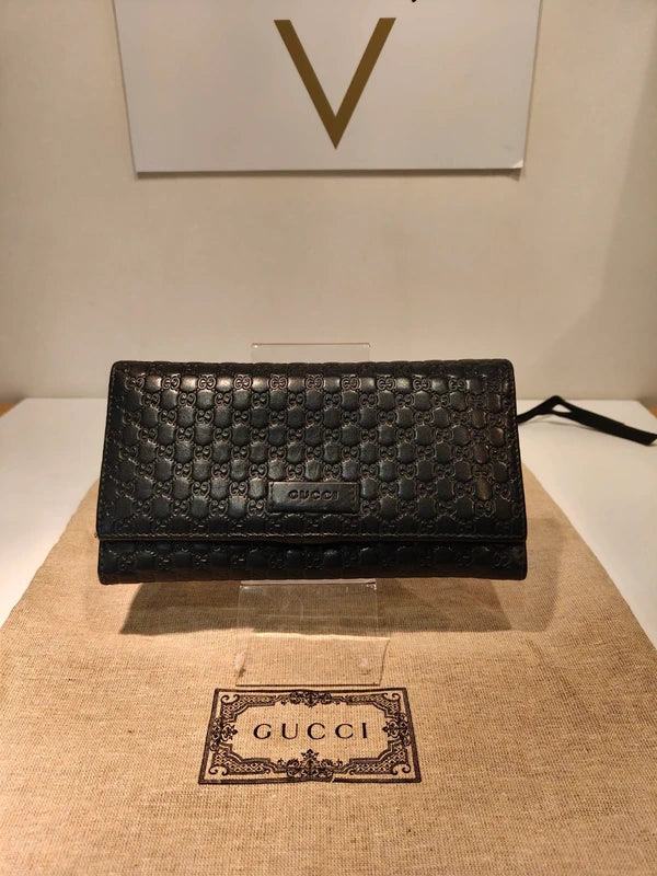 Portafoglio Gucci lungo guccissina GG