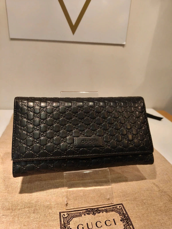 Portafoglio Gucci lungo guccissina GG