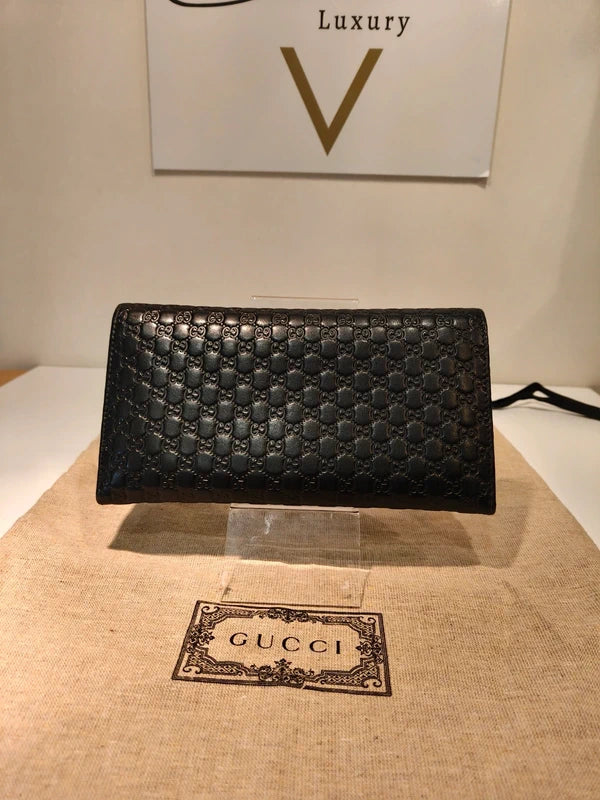 Portafoglio Gucci lungo guccissina GG